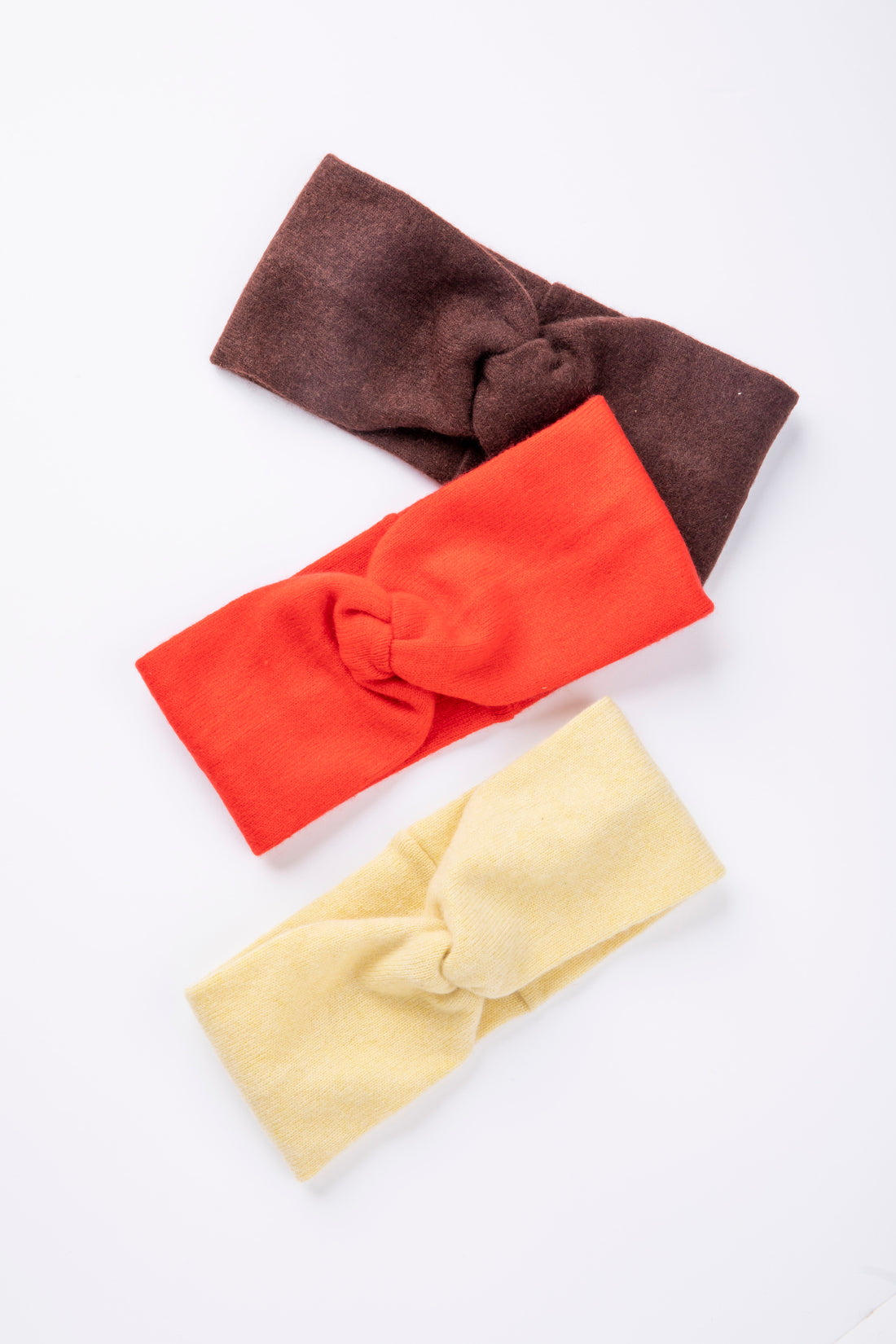 Autumn Headband Set - Yellow, Red & Dark Brown