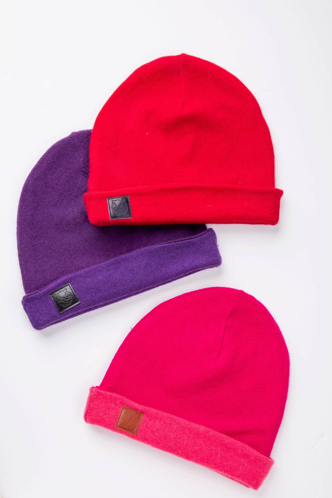 Barbie Beanie Set - Red, Dark Purple and Light Purple, Dark Pink and Light Pink