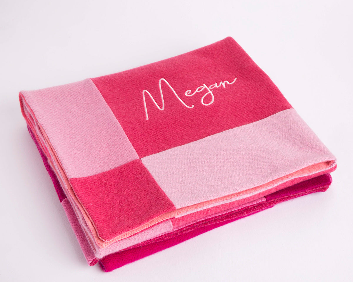 Pure Cashmere Pink Baby Blanket