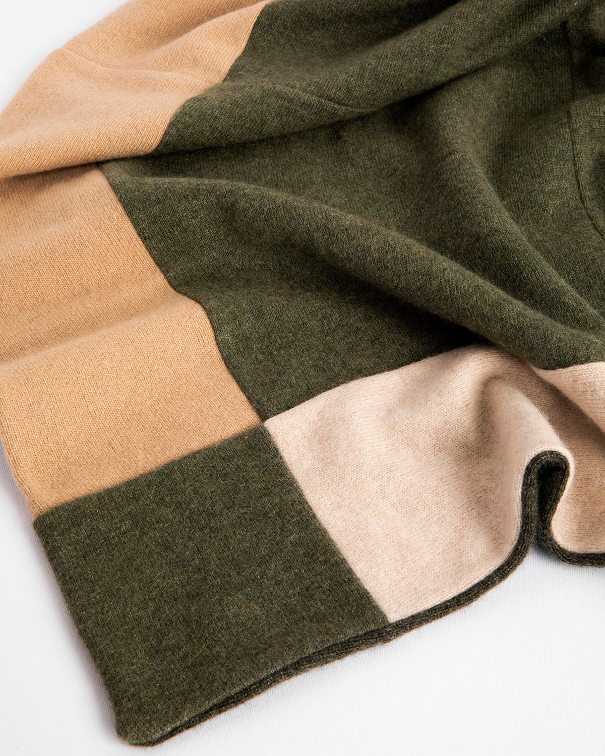 Pure Cashmere Green Baby Blanket