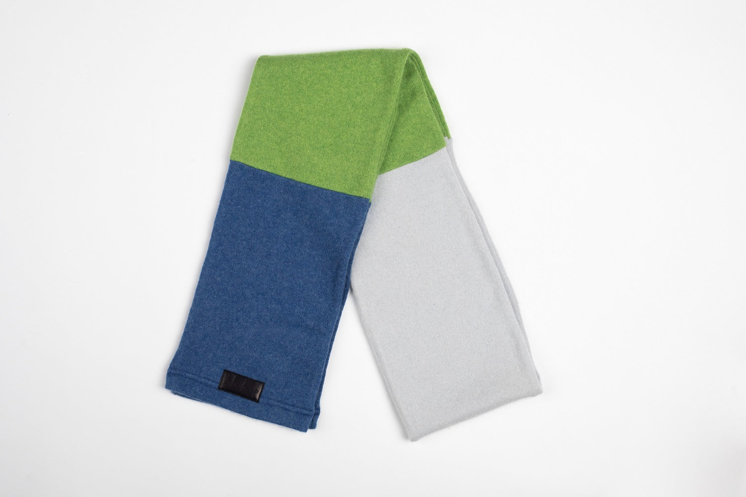 Green and Blue - Cashmere Open Scarf for Women