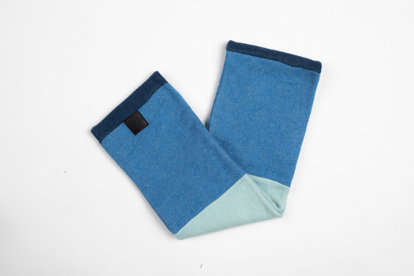 Blue - Cashmere Infinity Scarf for Kids