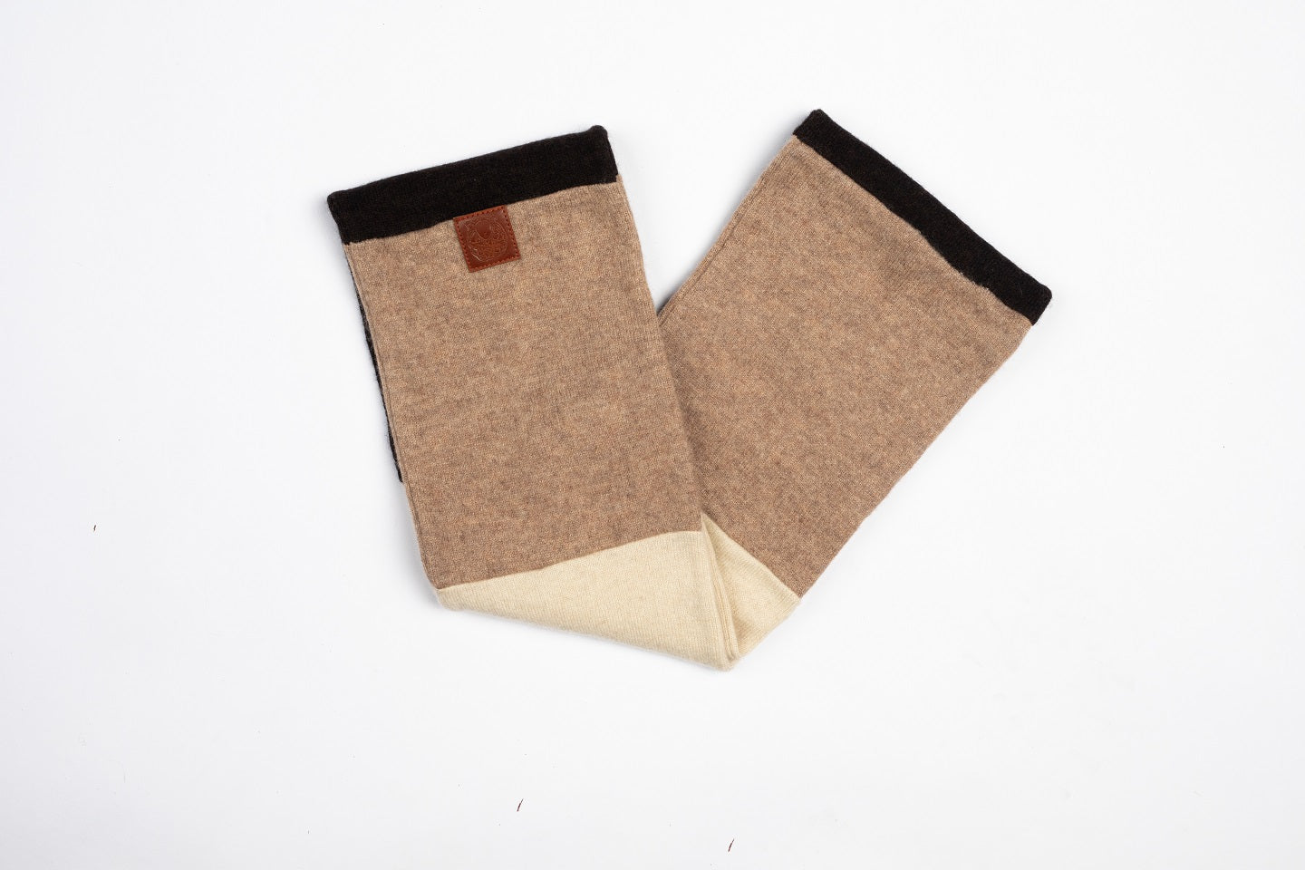 Brown - Cashmere Infinity Scarf for Kids