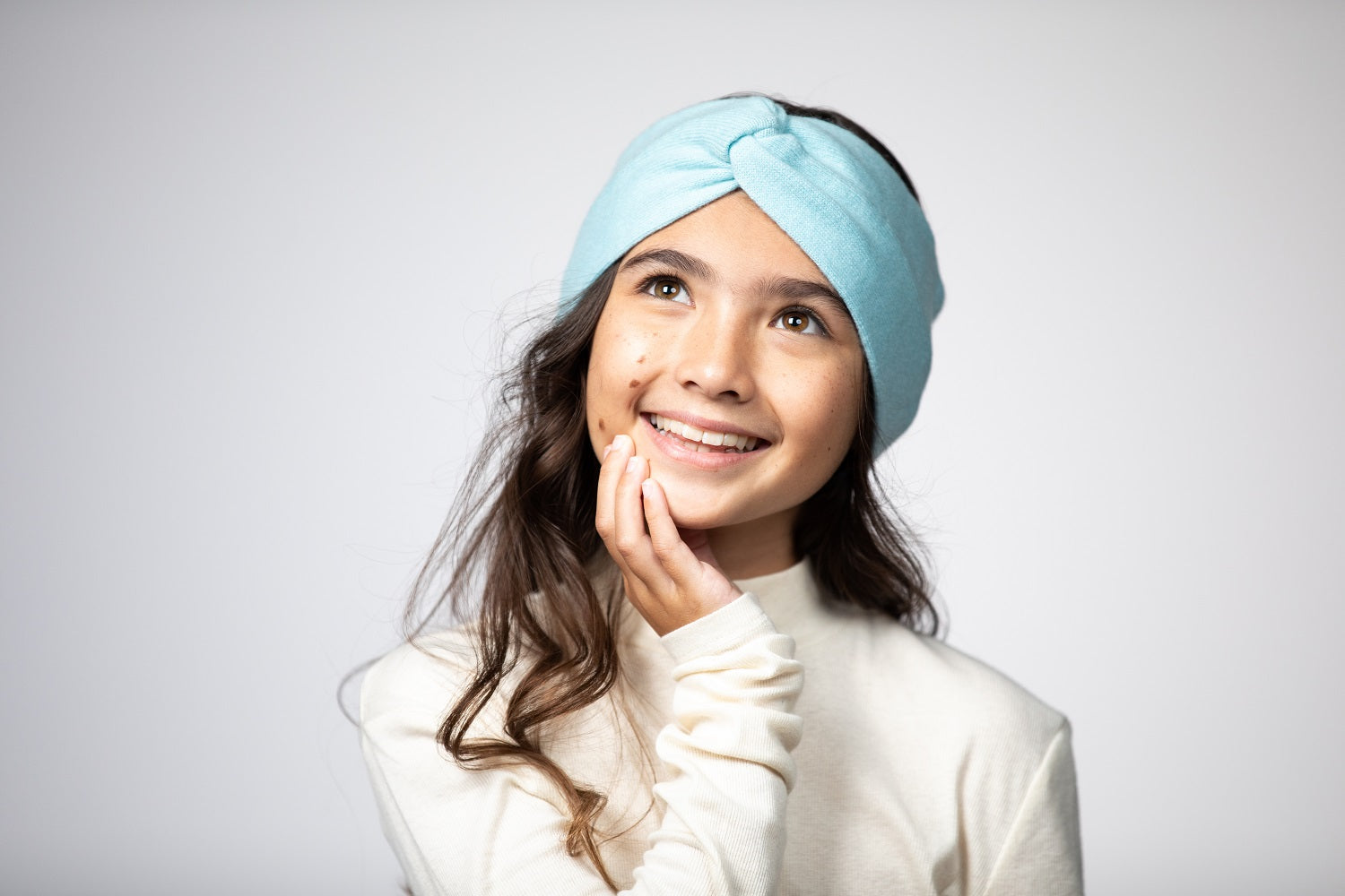 Baby Blue - Cashmere Headband for Kids