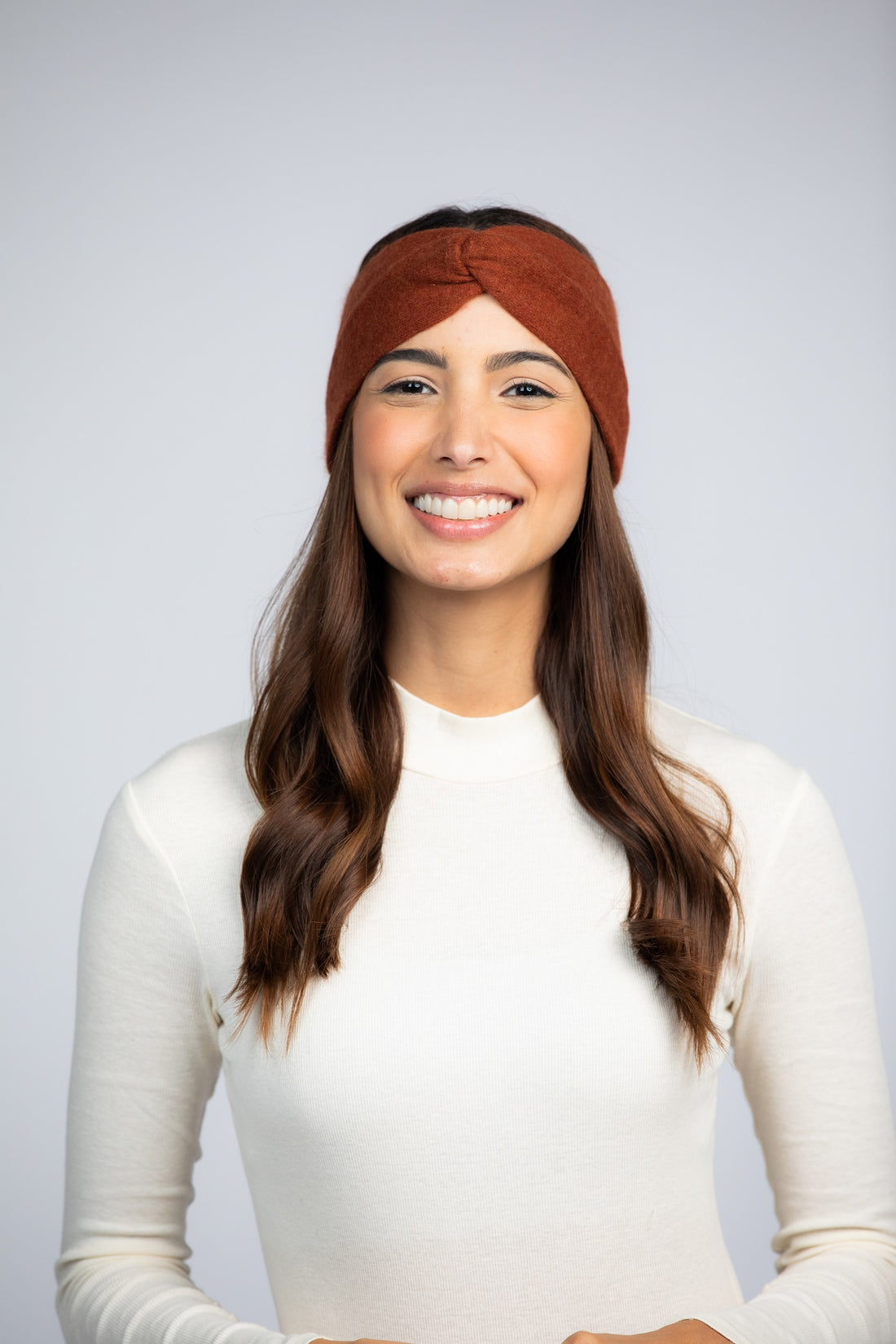 Dark Orange - Cashmere Headband for Women