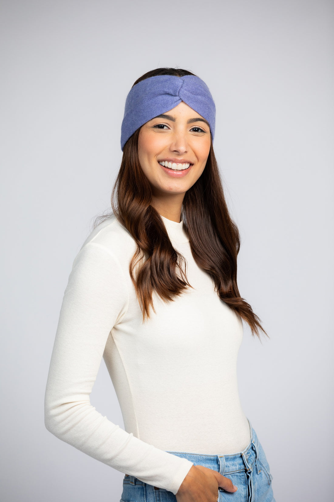 Lavender - Cashmere Headband for Women