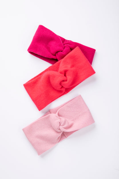 Barbie Headband Set - Baby Pink, Hot Pink and Dark Pink