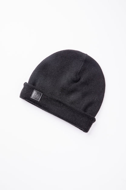 Black - Reversible Cashmere Beanie