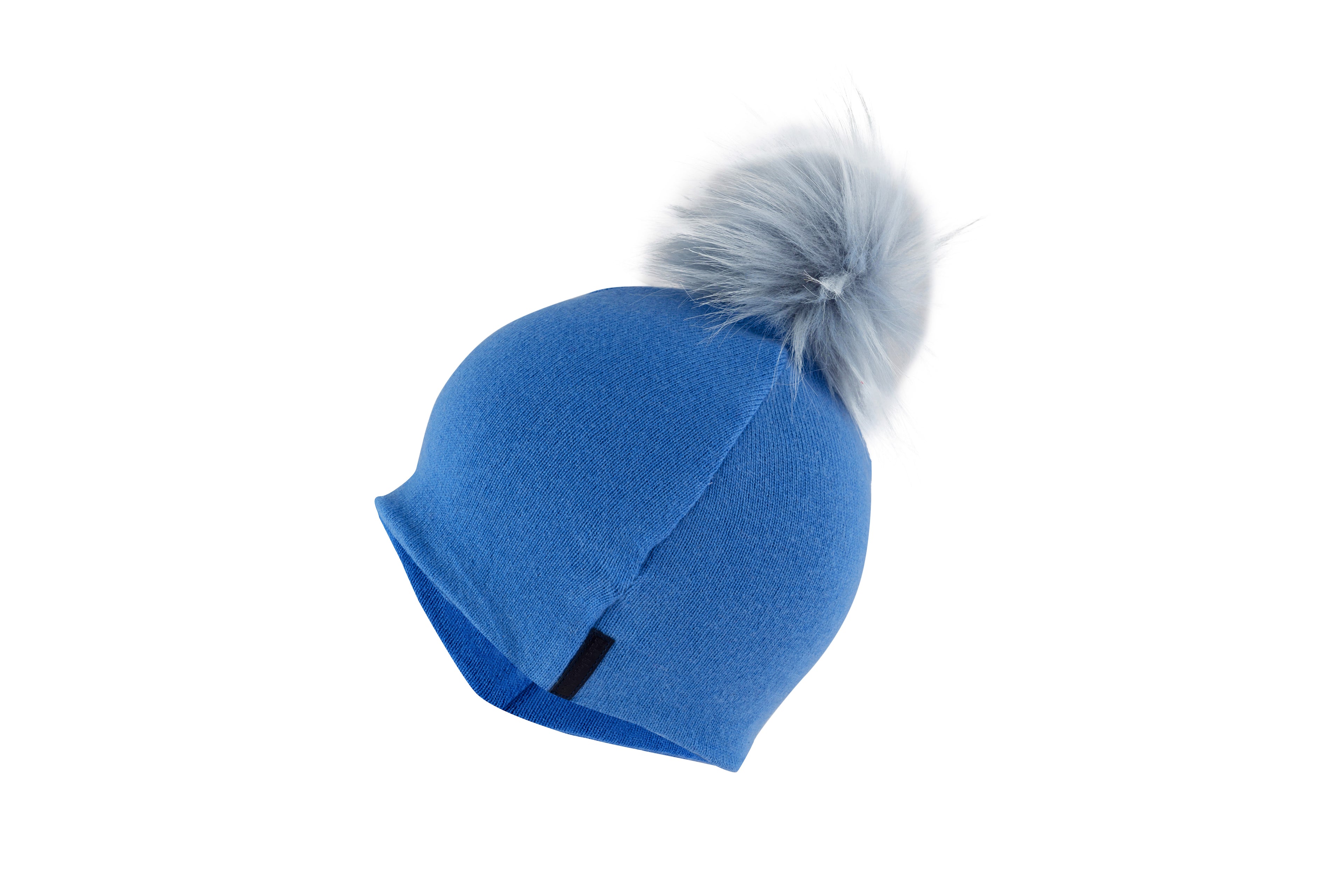 Light Blue with Light Blue - Cashmere Beanie for Kids