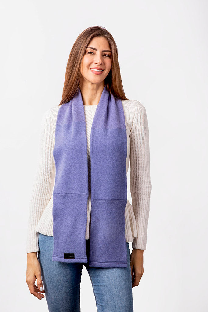 Lavender - Cashmere Open Scarf for Women