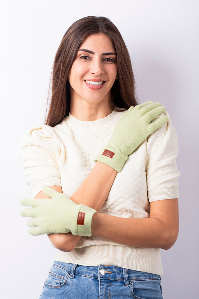 Baby Green - Cashmere Classic Gloves