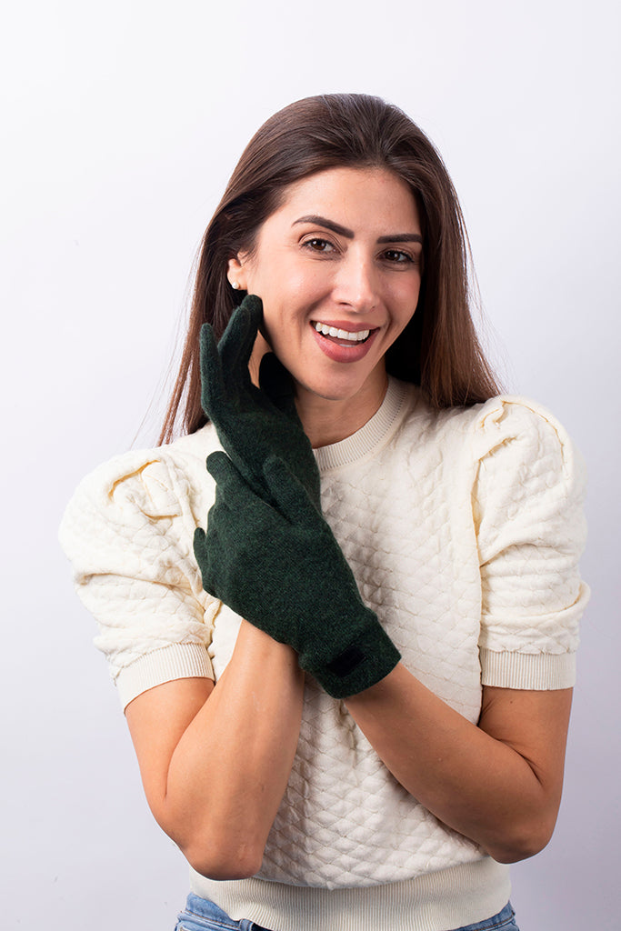 Dark Green - Cashmere Classic Gloves