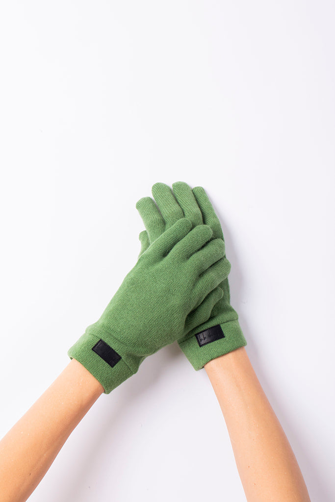 Green - Cashmere Classic Gloves