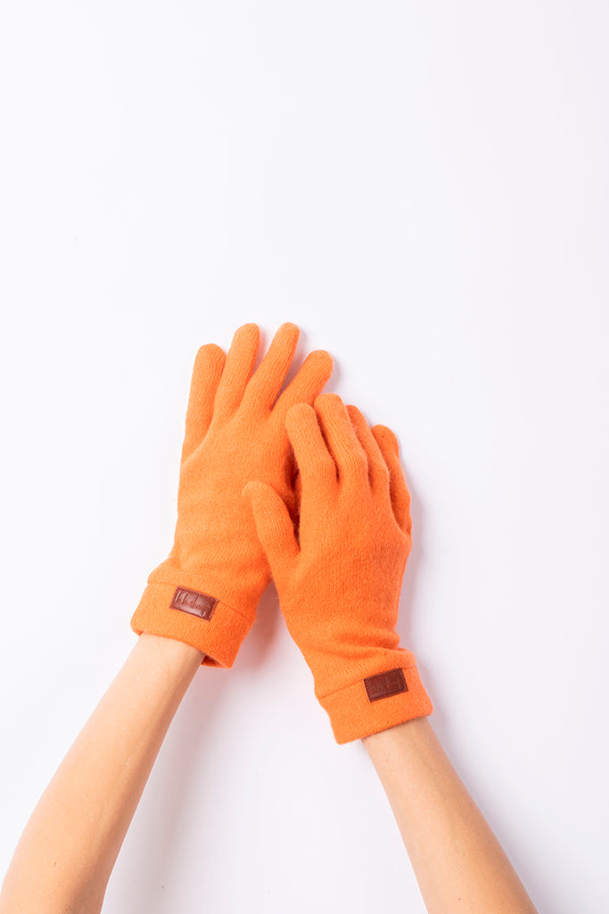 Orange - Cashmere Classic Gloves