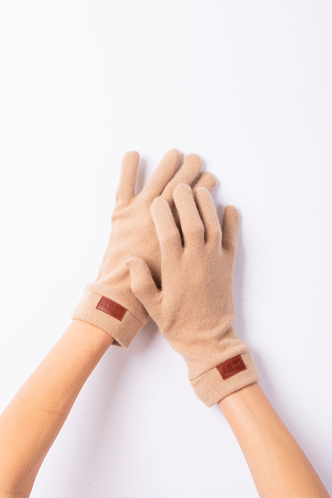 Camel Brown - Cashmere  Classic Gloves