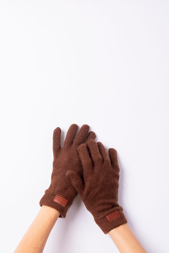 Brown - Cashmere Classic Gloves