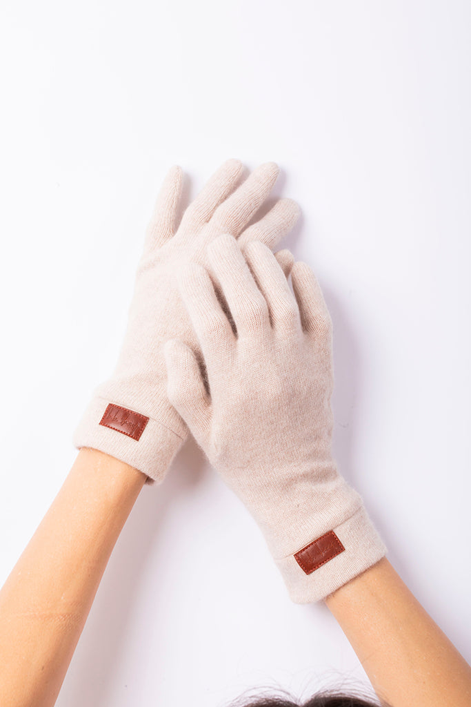 Beige - Cashmere Classic Gloves
