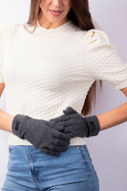 Dark Gray - Cashmere Classic Gloves