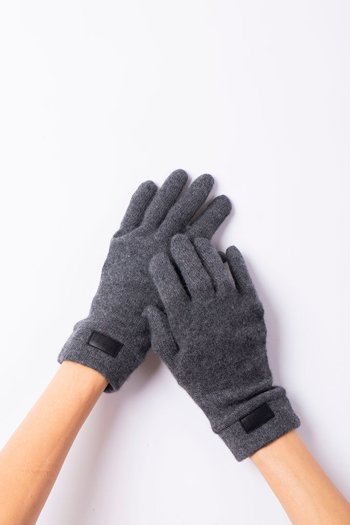 Dark Gray - Cashmere Classic Gloves