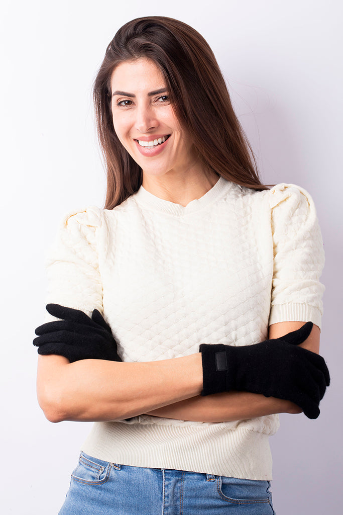 Black - Cashmere Classic Gloves