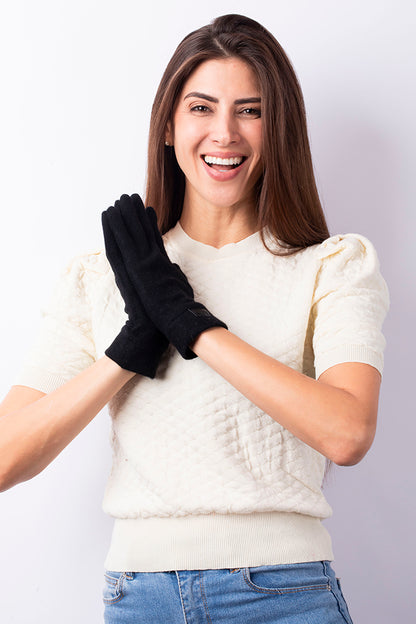 Black - Cashmere Classic Gloves