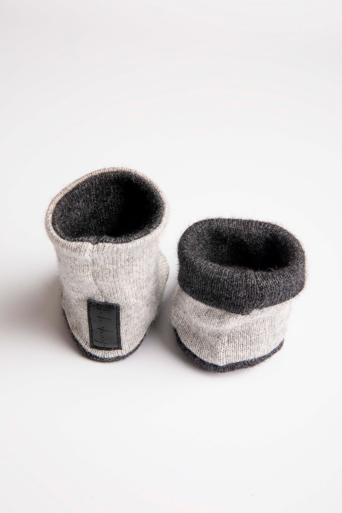 Gray Baby Set - Mittens, Booties and Hat