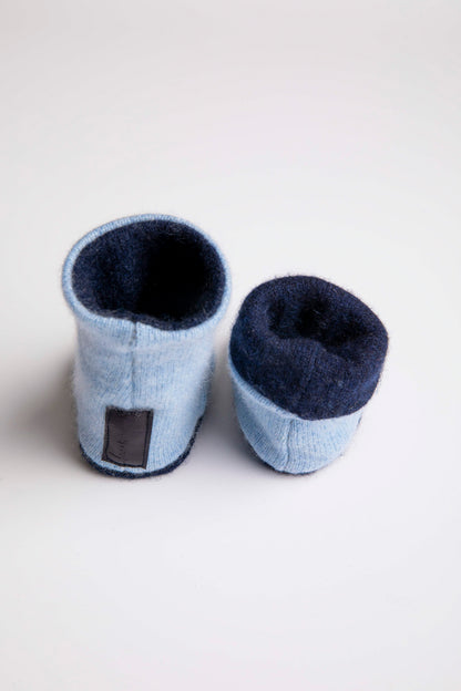 Blue Baby Set - Mittens, Booties and Hat