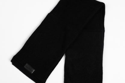 Black - Cashmere Open Scarf for Men