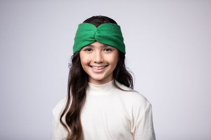 Kelly Green - Cashmere Headband for Kids
