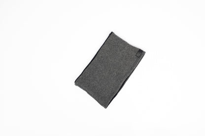 Black and Gray - Cashmere Reversible Neck Warmer for Women