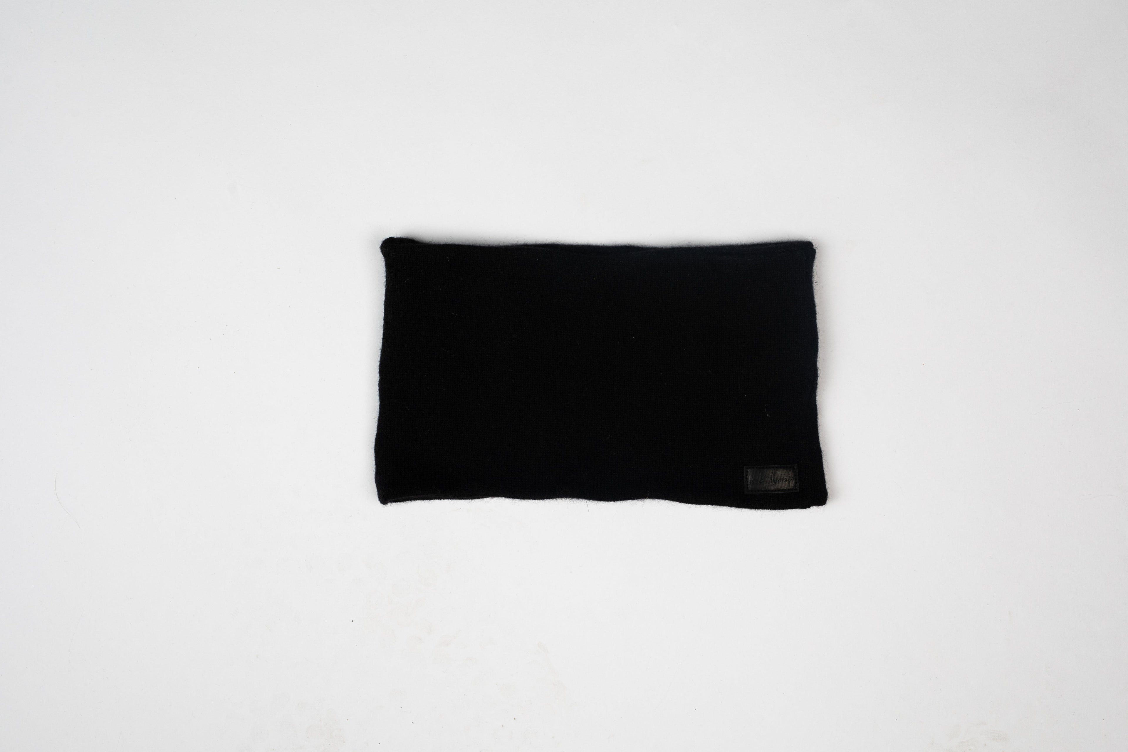 Black and Gray - Cashmere Reversible Neck Warmer for Women