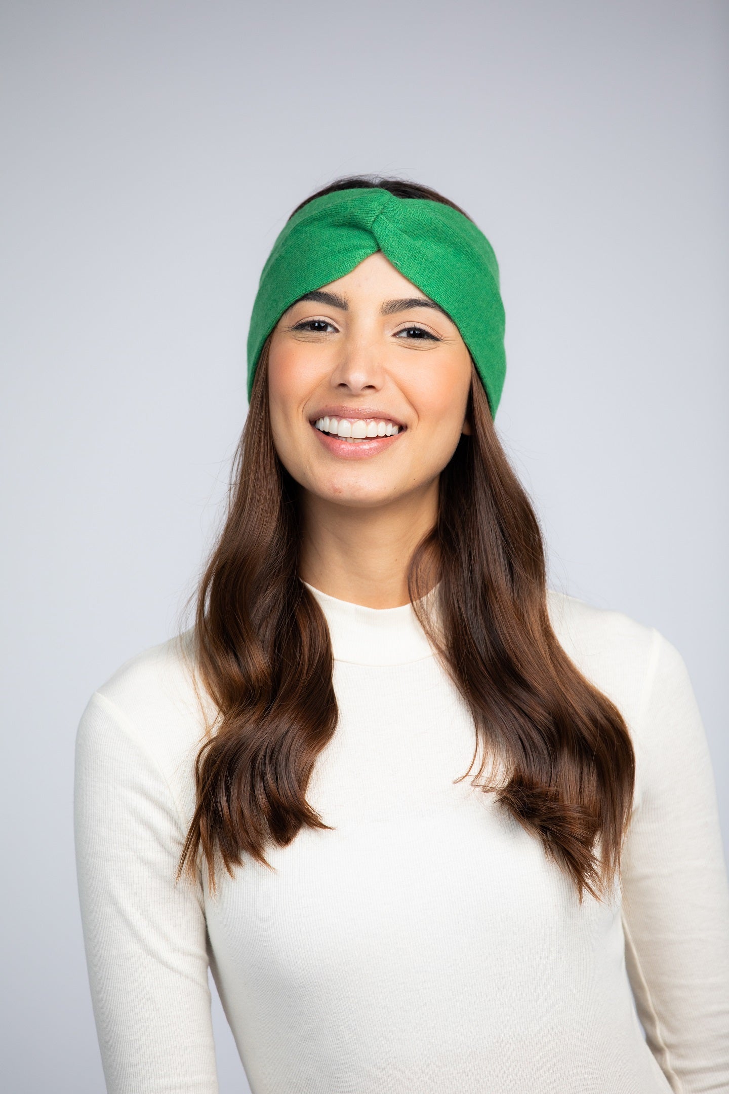 Kelly Green - Cashmere Headband for Women