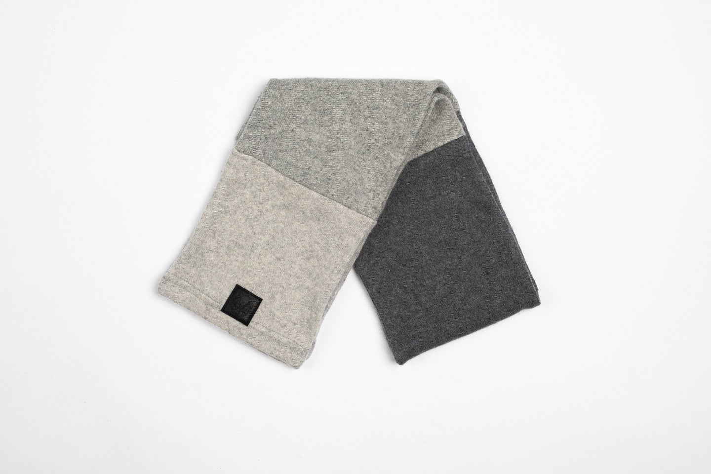 Light Grays - Cashmere Open Scarf for Kids