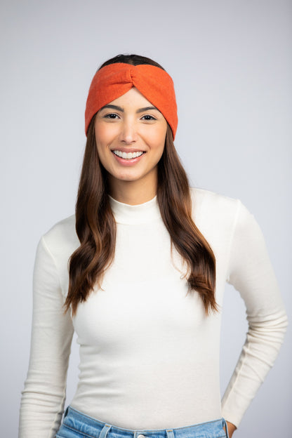 Light Orange - Cashmere Headband for Women