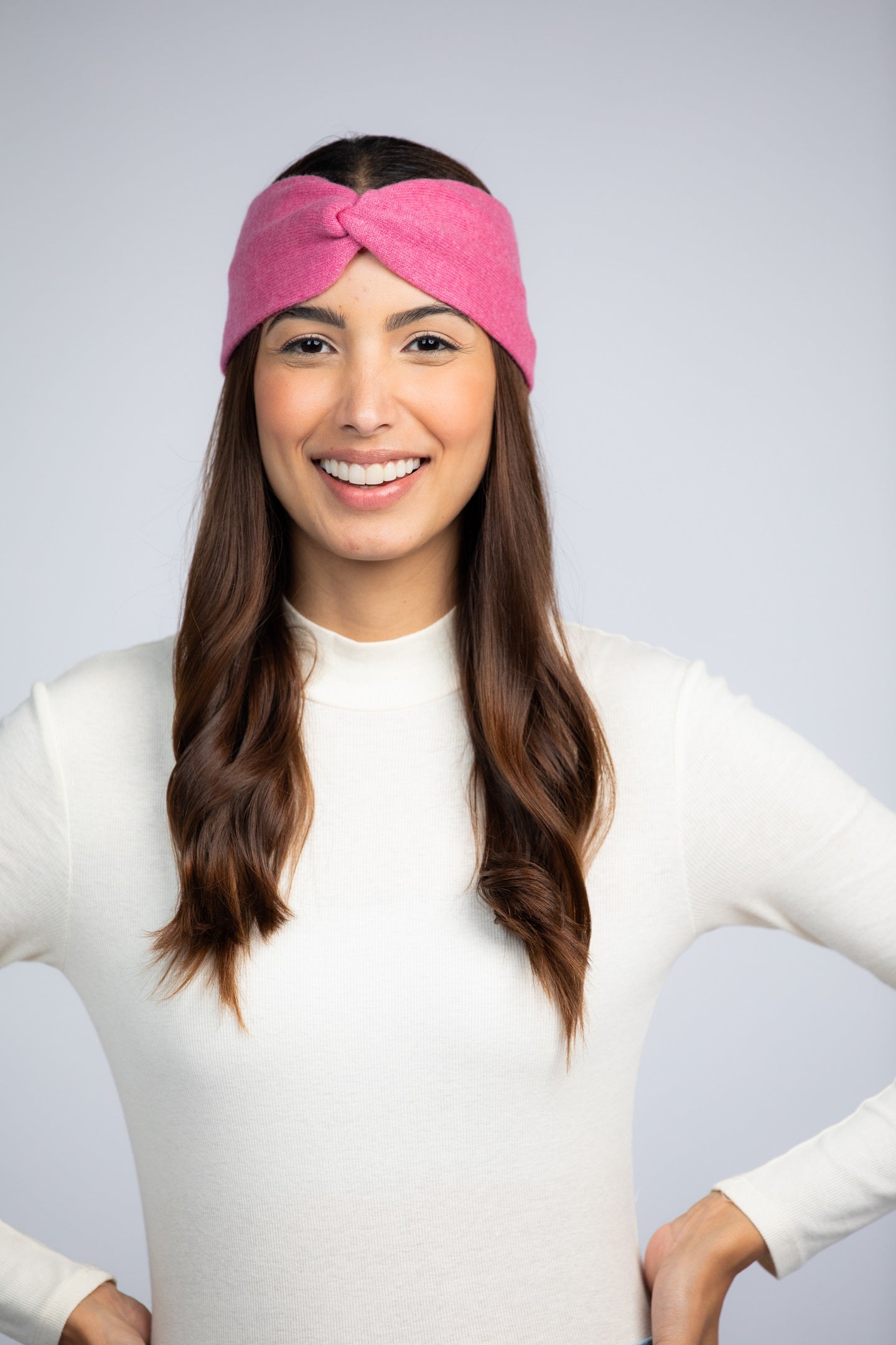 Light Pink - Cashmere Headband for Women