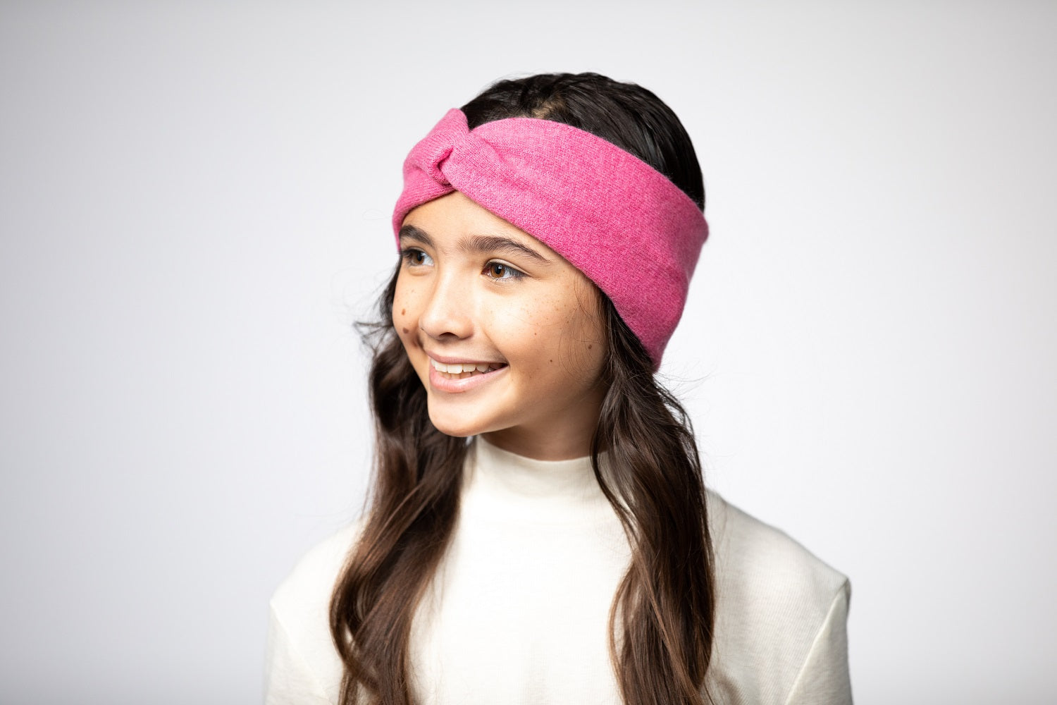 Light Pink - Cashmere Headband for Kids