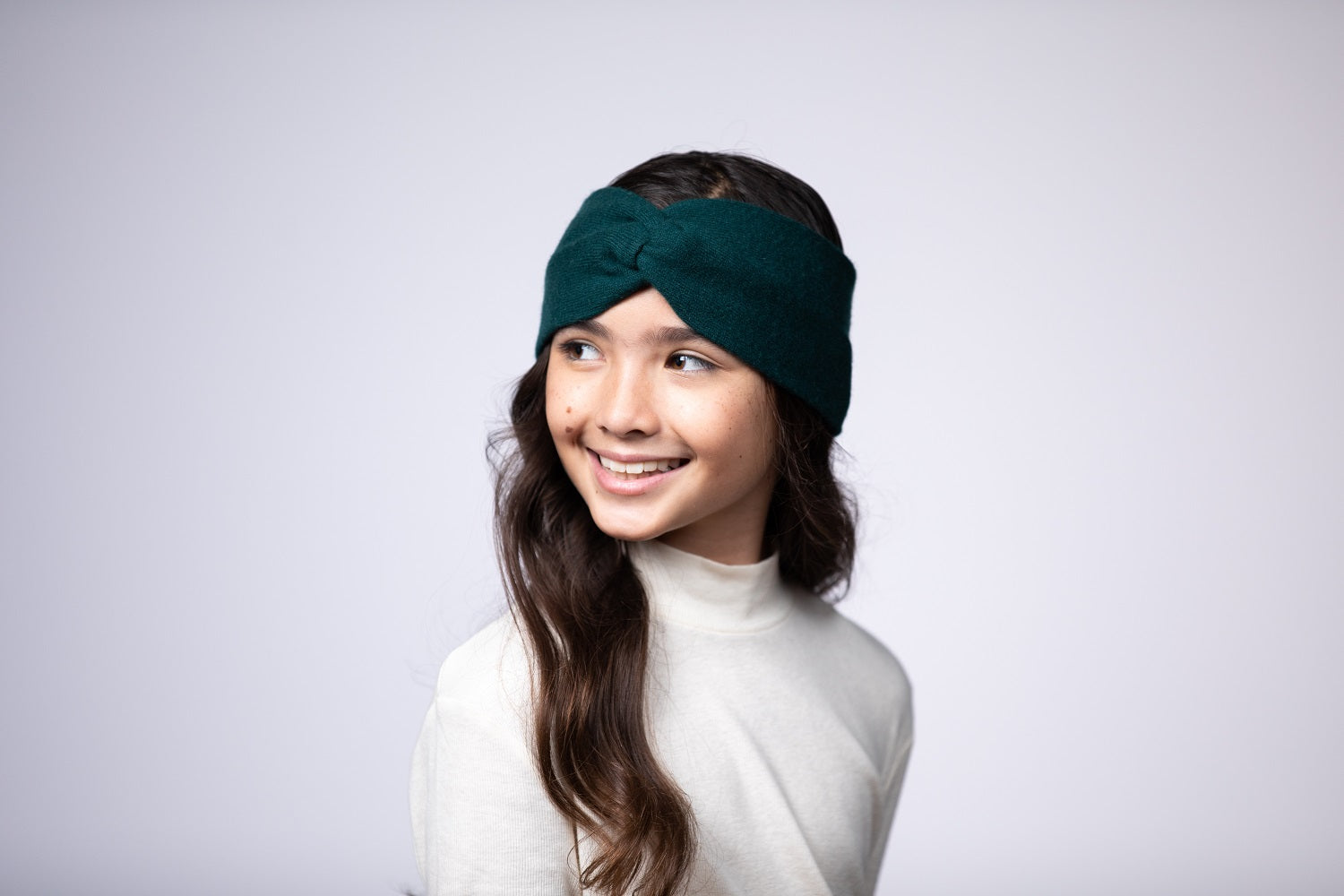 Military Green - Cashmere Headband for Kids