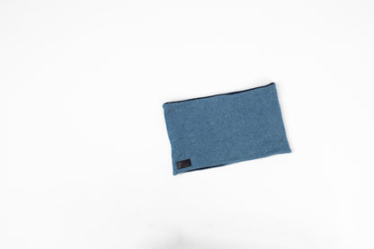 Navy and Blue - Cashmere Reversible Neck Warmer for Women