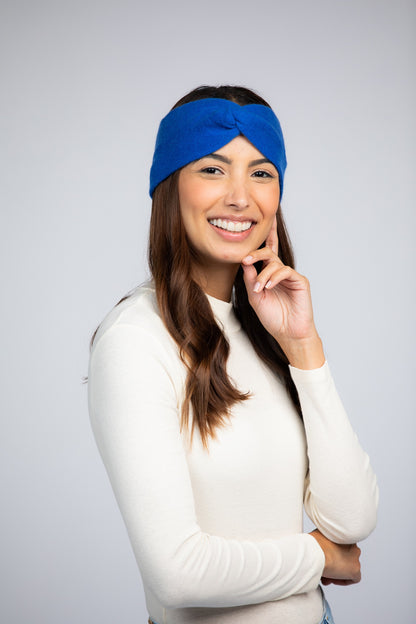 Royal Blue - Cashmere Headband for Women