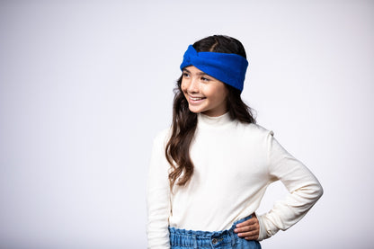 Royal Blue - Cashmere Headband for Kids