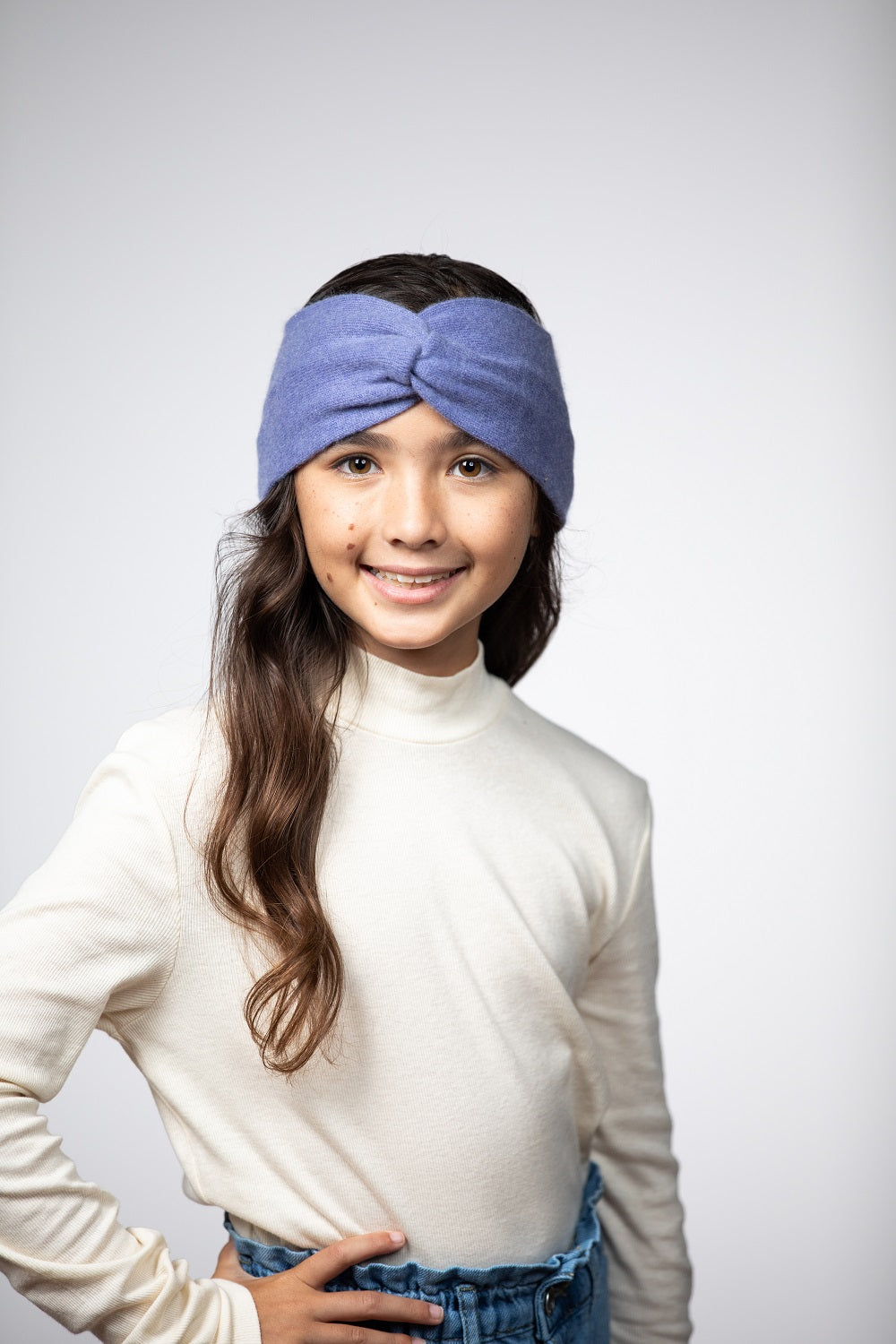 Lavender - Cashmere Headband for Kids