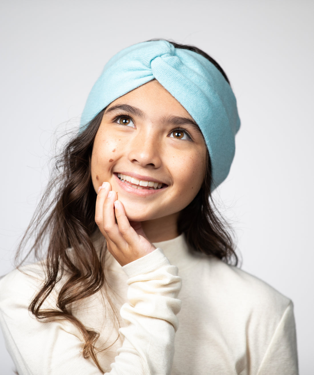 Baby Blue - Cashmere Headband for Kids